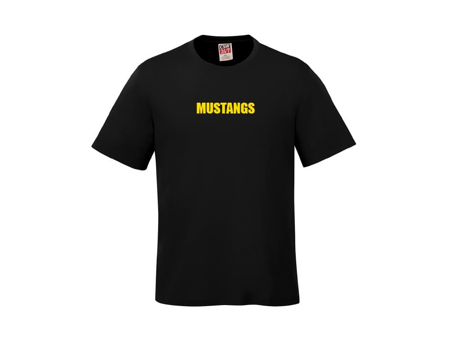 Tshirt Junior «Mustangs odyssée» - XS / Noir