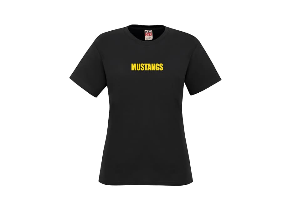 Tshirt femme «Mustangs odyssée» - XS / Noir