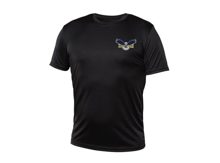 T-shirt de sport Homme «Bleu et Or» - X-Small / Noir