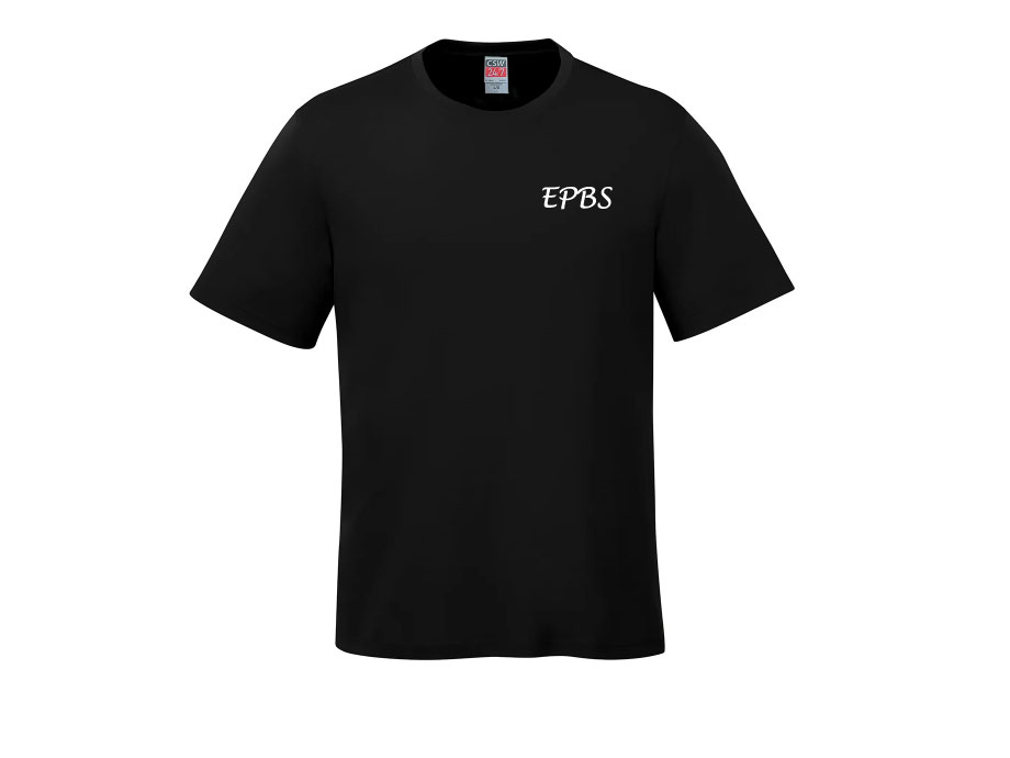 T-shirt Coton Junior «EPBS» liquidation - X-Small / Noir