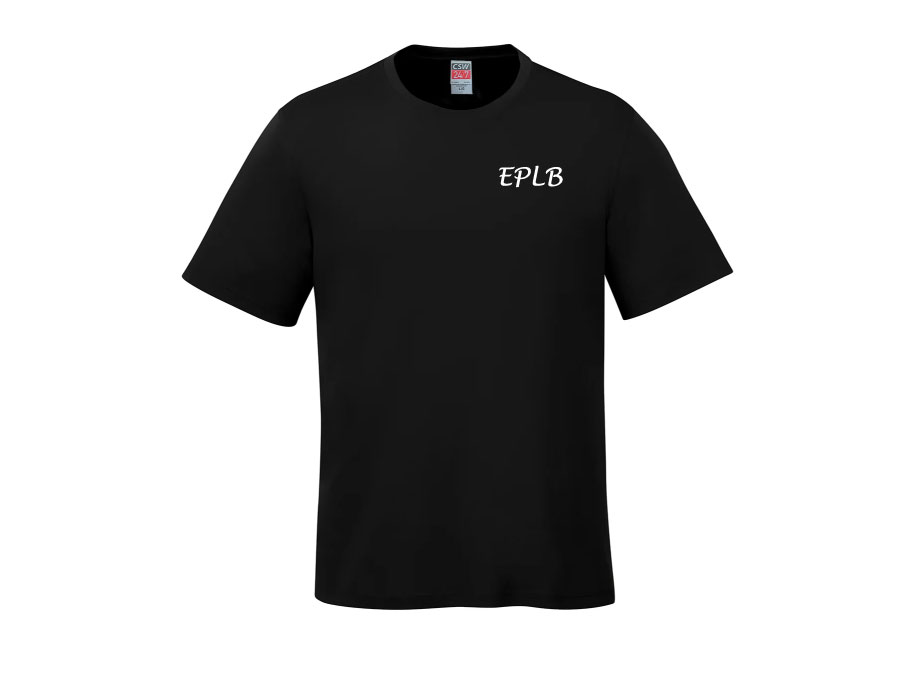 T-shirt Coton Junior «EPLB» liquidation - XS / Noir