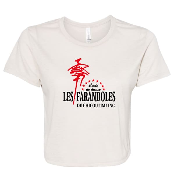 T-shirt court «Les farandoles» - Small / Crème